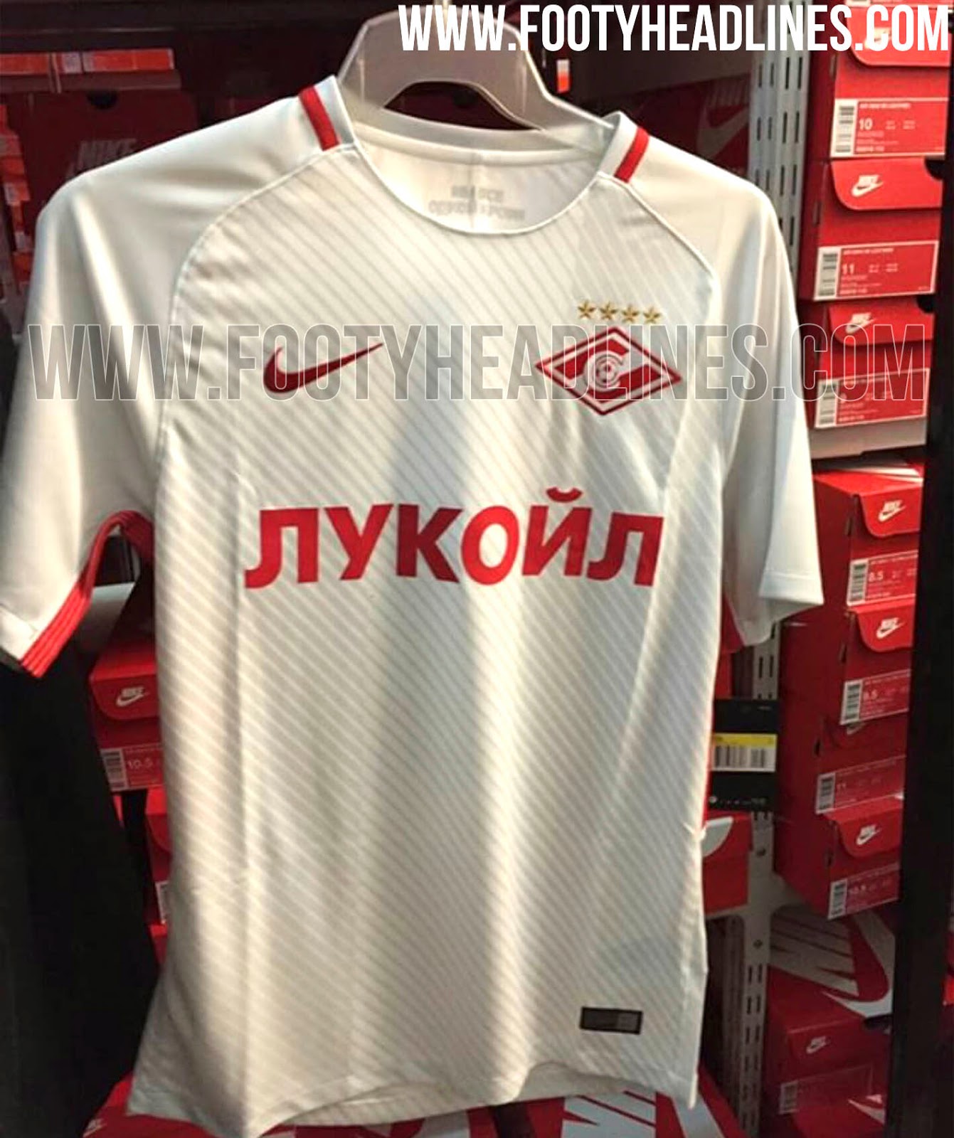 Spartak Moscow Away Jersey 2017 / 2018 Spartak Moscow Away Jersey 2017 / 2018